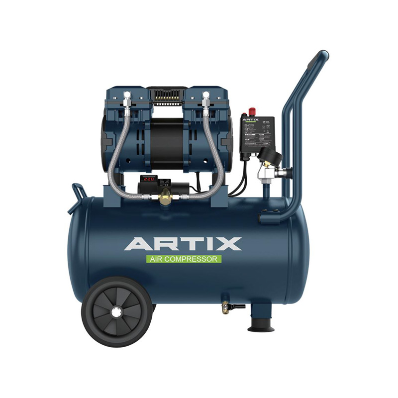 Compresor de aire sin aceite, de 1,6HP, 1200W-24L